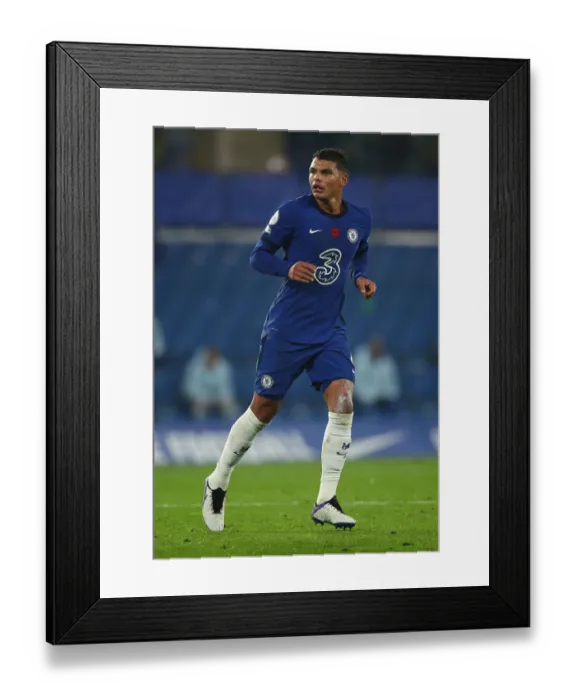 Framed Print : Thiago Silva in Action: Chelsea vs Sheffield United, Premier League (Behind Closed Doors), November 2020 Framed Print : Thiago Silva in Action: Chelsea vs Sheffield United, Premier League (Behind Closed Doors), November 2020
