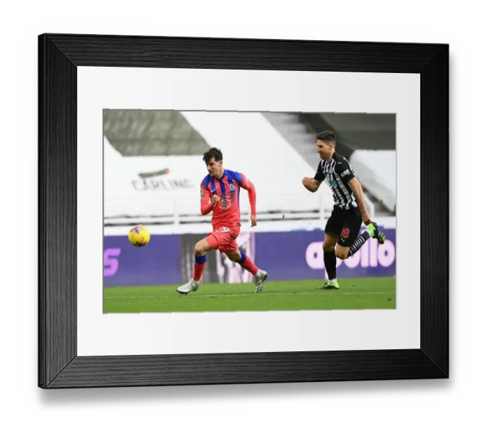 Framed Print : Mason Mount in Action: Chelsea vs. Newcastle United, Premier League (Behind Closed Doors) Framed Print : Mason Mount in Action: Chelsea vs. Newcastle United, Premier League (Behind Closed Doors)