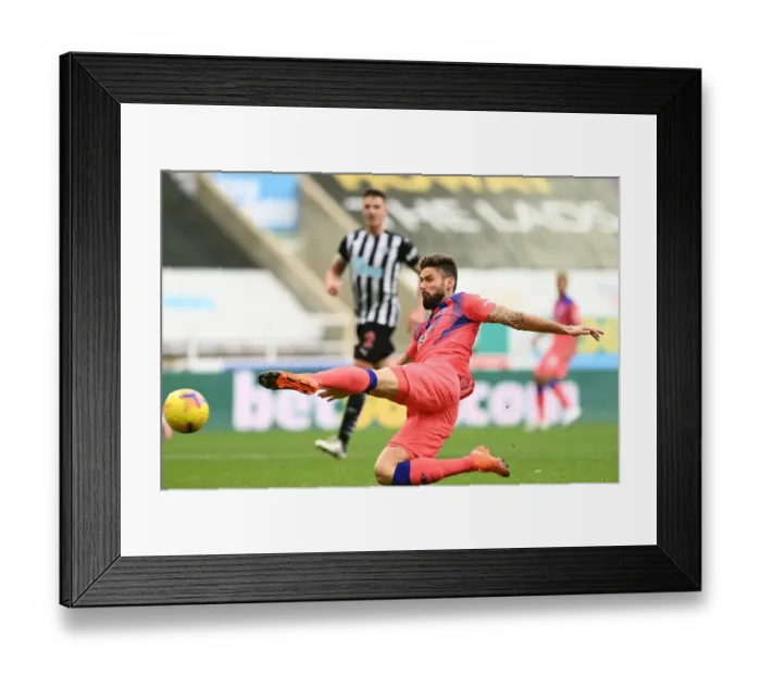 Framed Print : Behind Closed Doors: Olivier Giroud at St. James Park - Newcastle United vs. Chelsea, Premier League 2020 Framed Print : Behind Closed Doors: Olivier Giroud at St. James Park - Newcastle United vs. Chelsea, Premier League 2020