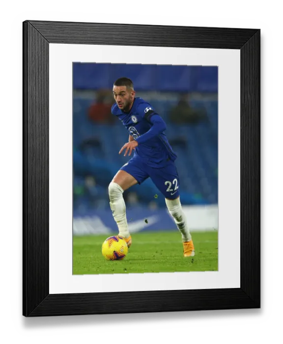 Framed Print : Chelsea vs. Tottenham: Hakim Ziyech in Action at Empty Stamford Bridge, Premier League, November 2020 Framed Print : Chelsea vs. Tottenham: Hakim Ziyech in Action at Empty Stamford Bridge, Premier League, November 2020