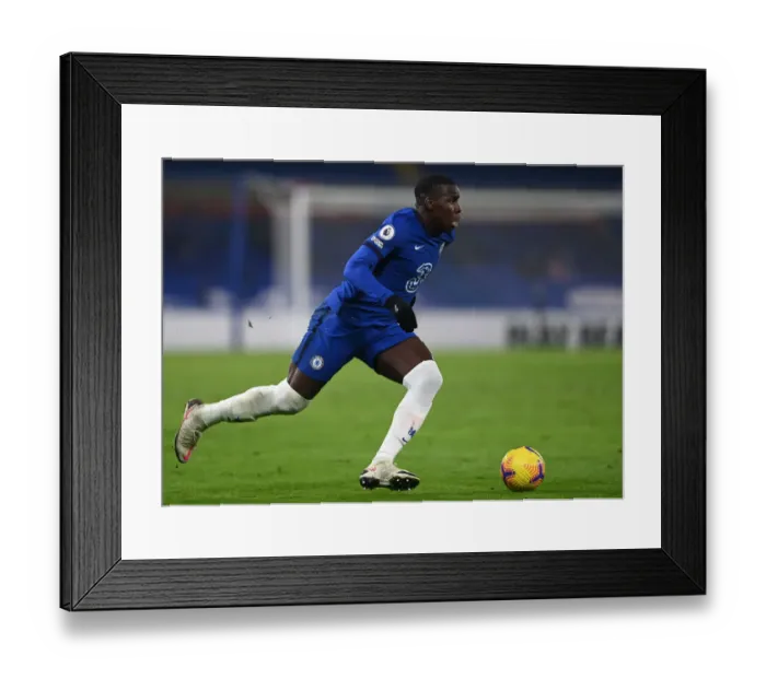 Framed Print : Chelsea vs. Tottenham: A Empty Stamford Bridge Showdown - Premier League, November 2020