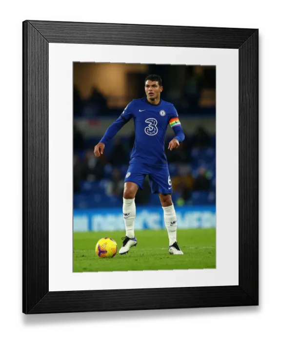 Framed Print : Thiago Silva in Action: Chelsea vs Leeds United, Premier League, Stamford Bridge, London, December 2020 Framed Print : Thiago Silva in Action: Chelsea vs Leeds United, Premier League, Stamford Bridge, London, December 2020
