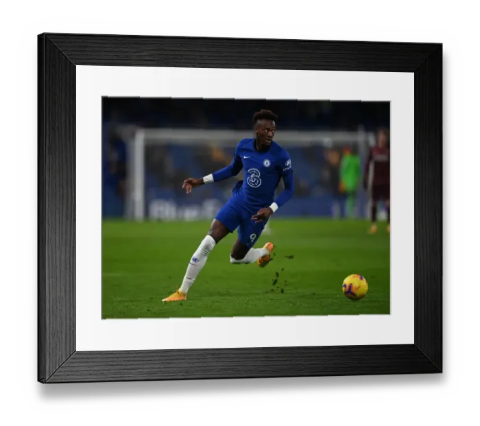 Framed Print : Chelsea vs Leeds United: Tammy Abraham at Stamford Bridge Amidst Limited Fan Attendance - Premier League, December 2020 Framed Print : Chelsea vs Leeds United: Tammy Abraham at Stamford Bridge Amidst Limited Fan Attendance - Premier League, December 2020
