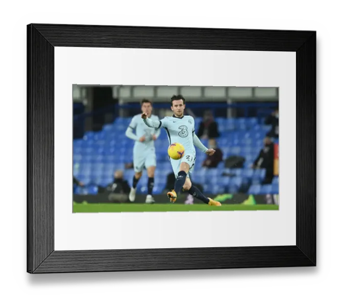 Framed Print : Ben Chilwell of Chelsea in Action at Everton vs Chelsea Premier League Match, December 2020 Framed Print : Ben Chilwell of Chelsea in Action at Everton vs Chelsea Premier League Match, December 2020
