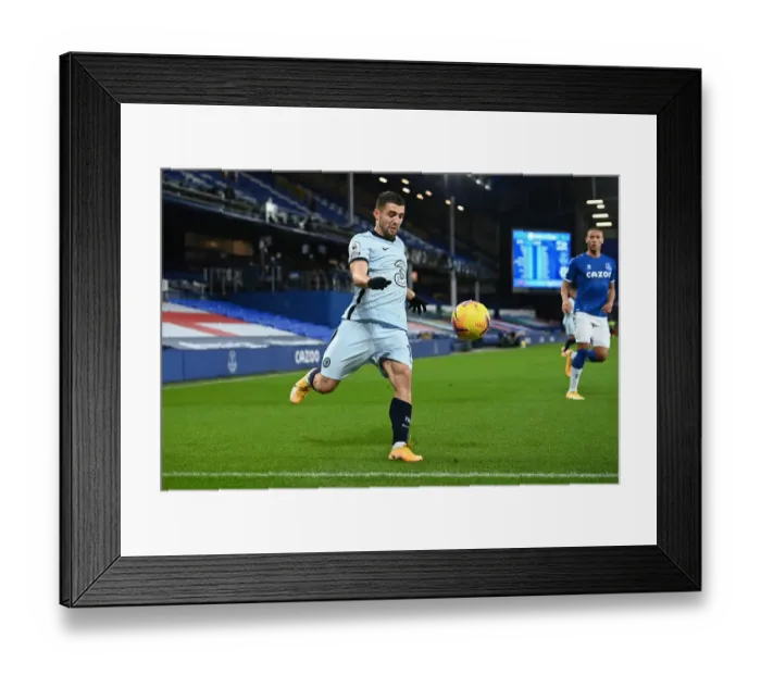 Framed Print : Mateo Kovacic of Chelsea in Action at Everton vs Chelsea, Premier League 2020 Framed Print : Mateo Kovacic of Chelsea in Action at Everton vs Chelsea, Premier League 2020