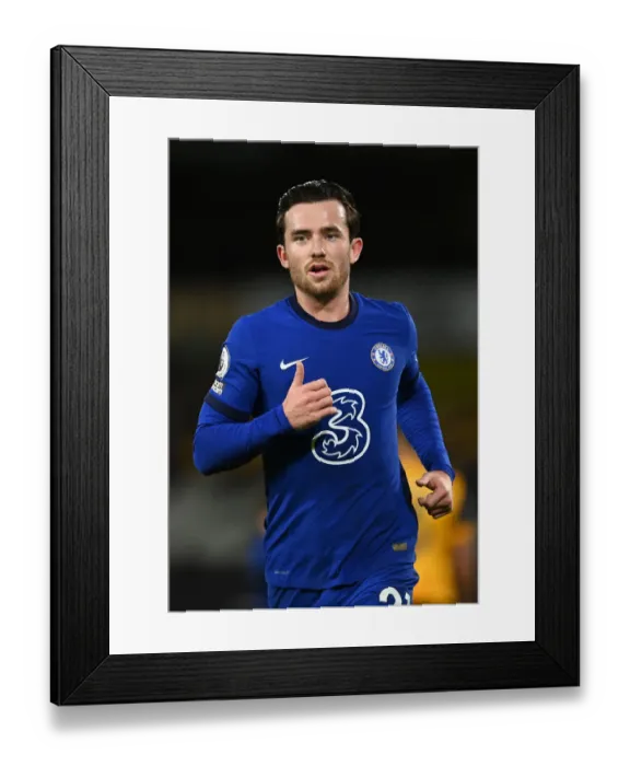 Framed Print : Chelsea's Ben Chilwell in Action against Wolverhampton Wanderers in Premier League Match Framed Print : Chelsea's Ben Chilwell in Action against Wolverhampton Wanderers in Premier League Match