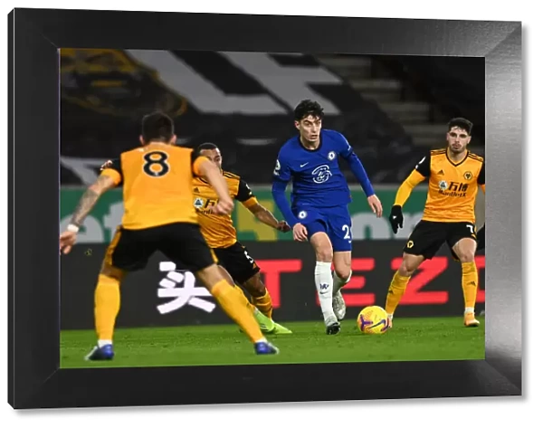 Chelsea's Kai Havertz in Action against Wolverhampton Wanderers in the Premier League (December 2020)