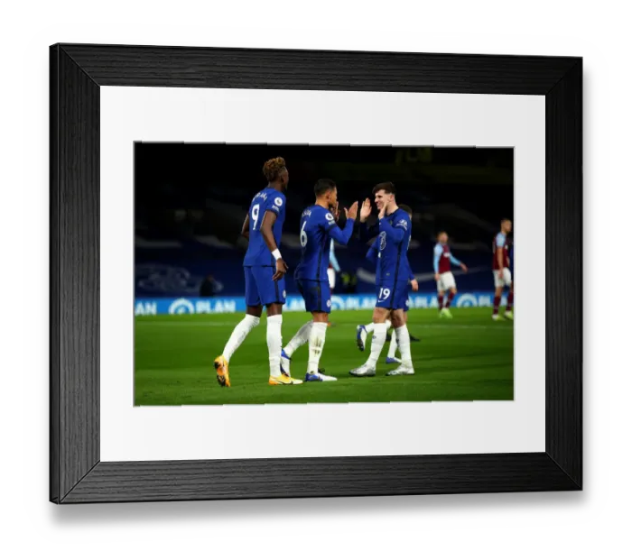 Framed Print : Chelsea vs. West Ham United: Premier League Battle at Stamford Bridge, London Framed Print : Chelsea vs. West Ham United: Premier League Battle at Stamford Bridge, London