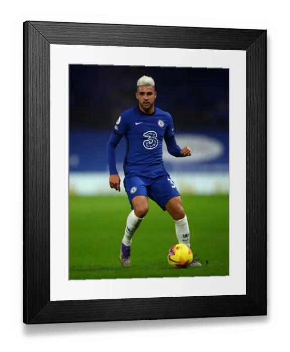 Framed Print : Chelsea vs. West Ham United: Emerson Palmieri in Action at Stamford Bridge, Premier League (December 2020) Framed Print : Chelsea vs. West Ham United: Emerson Palmieri in Action at Stamford Bridge, Premier League (December 2020)