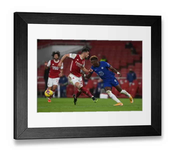 Framed Print : Tammy Abraham in Action: Arsenal vs. Chelsea, Premier League, London, 2020 Framed Print : Tammy Abraham in Action: Arsenal vs. Chelsea, Premier League, London, 2020