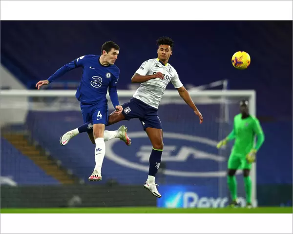 Andreas Christensen in Action: Chelsea vs Aston Villa, Empty Stamford Bridge, Premier League (Dec 2020)