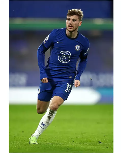 Chelsea vs Manchester City: Timo Werner in Action, Premier League, Stamford Bridge