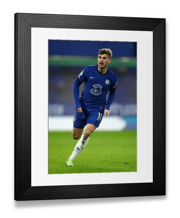 Framed Print : Chelsea vs Manchester City: Timo Werner in Action, Premier League, Stamford Bridge Framed Print : Chelsea vs Manchester City: Timo Werner in Action, Premier League, Stamford Bridge
