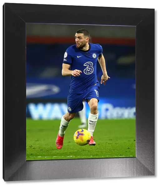 Chelsea's Mateo Kovacic in Action Against Newcastle United - Premier League, London (Behind Closed Doors)