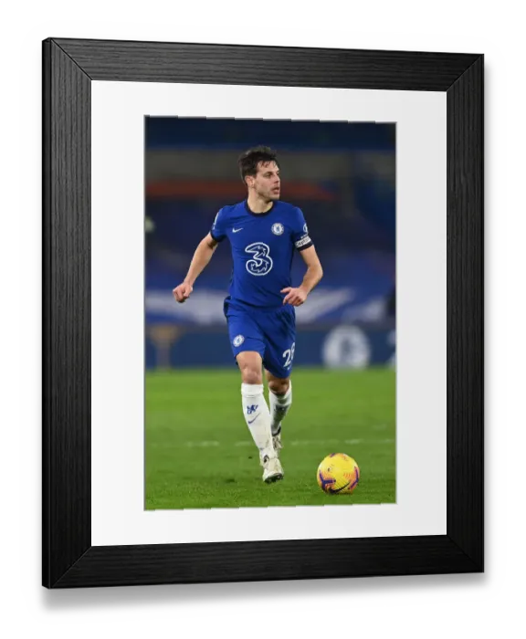 Framed Print : Cesar Azpilicueta at Empty Stamford Bridge: Chelsea vs Newcastle United, Premier League, February 2021 Framed Print : Cesar Azpilicueta at Empty Stamford Bridge: Chelsea vs Newcastle United, Premier League, February 2021