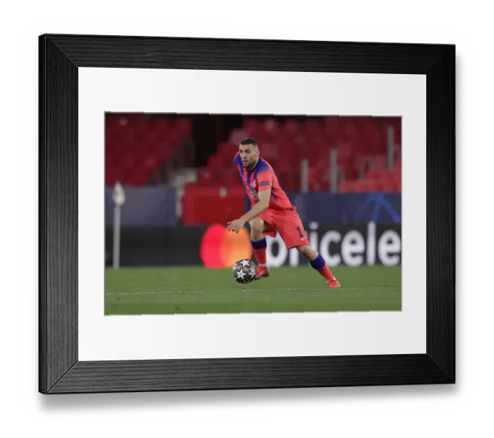 Framed Print : FC Porto vs. Chelsea FC - Mateo Kovacic in UEFA Champions League Quarterfinal at Empty Estadio Ramon Sanchez Pizjuan, Seville, Spain (April 2021) Framed Print : FC Porto vs. Chelsea FC - Mateo Kovacic in UEFA Champions League Quarterfinal at Empty Estadio Ramon Sanchez Pizjuan, Seville, Spain (April 2021)