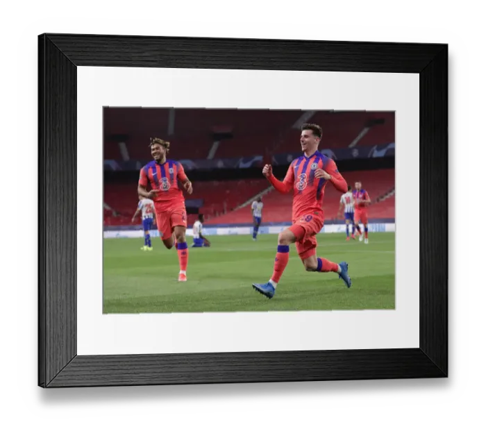 Framed Print : Mason Mount Scores for Chelsea in Empty Estadio Ramon Sanchez Pizjuan: FC Porto vs Chelsea, UEFA Champions League Quarterfinal Framed Print : Mason Mount Scores for Chelsea in Empty Estadio Ramon Sanchez Pizjuan: FC Porto vs Chelsea, UEFA Champions League Quarterfinal