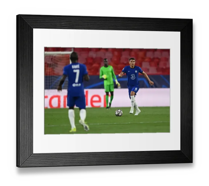 Framed Print : Thiago Silva in Action: Chelsea vs. Porto, UEFA Champions League Quarterfinal - Seville, Spain (April 13, 2021) Framed Print : Thiago Silva in Action: Chelsea vs. Porto, UEFA Champions League Quarterfinal - Seville, Spain (April 13, 2021)