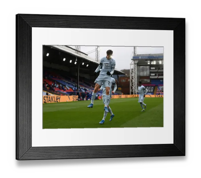Framed Print : Havertz Scores First Goal in Empty Selhurst Park: Crystal Palace vs. Chelsea, Premier League, April 2021 Framed Print : Havertz Scores First Goal in Empty Selhurst Park: Crystal Palace vs. Chelsea, Premier League, April 2021
