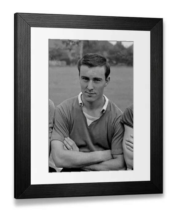 Framed Print : Chelsea Soccer Training: Jimmy Greaves Focused on the Ball Framed Print : Chelsea Soccer Training: Jimmy Greaves Focused on the Ball