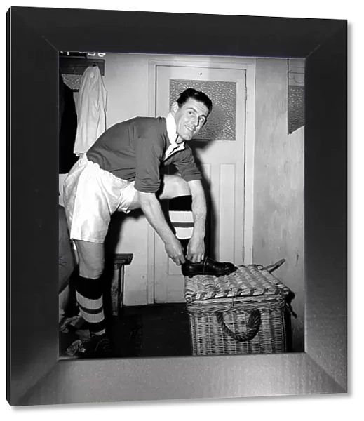 Chelsea FC: Stan Willemse Prepares for Hayes Friendly Match (1950's)