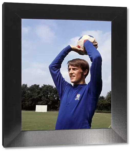 Chelsea Football Club's Long-Throw Specialist Ian Hutchinson in Soccer's Division One, 1960s