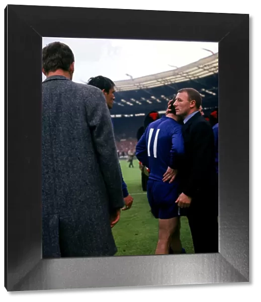 Consolation: Tommy Docherty Comforts John Boyle After Tottenham Hotspur's FA Cup Final Defeat Against Chelsea