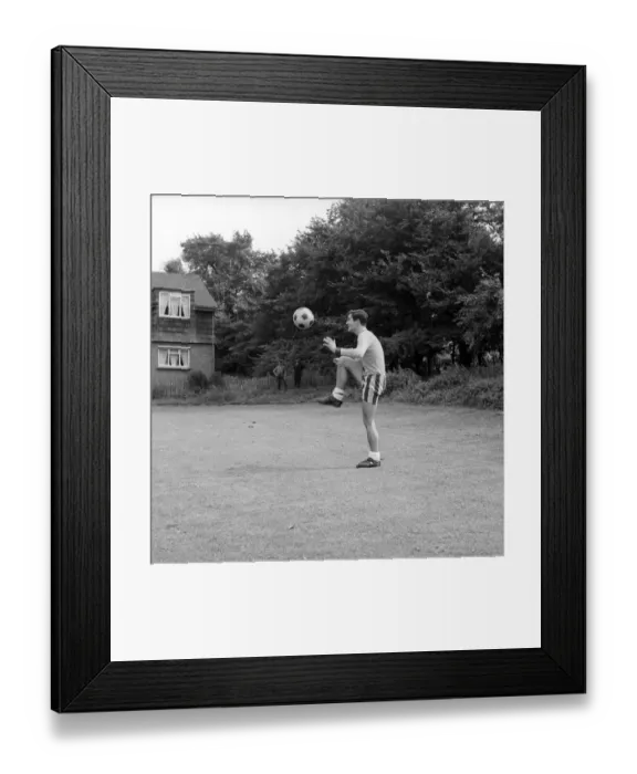 Framed Print : Soccer - Chelsea Football Club Training Photocall Framed Print : Soccer - Chelsea Football Club Training Photocall