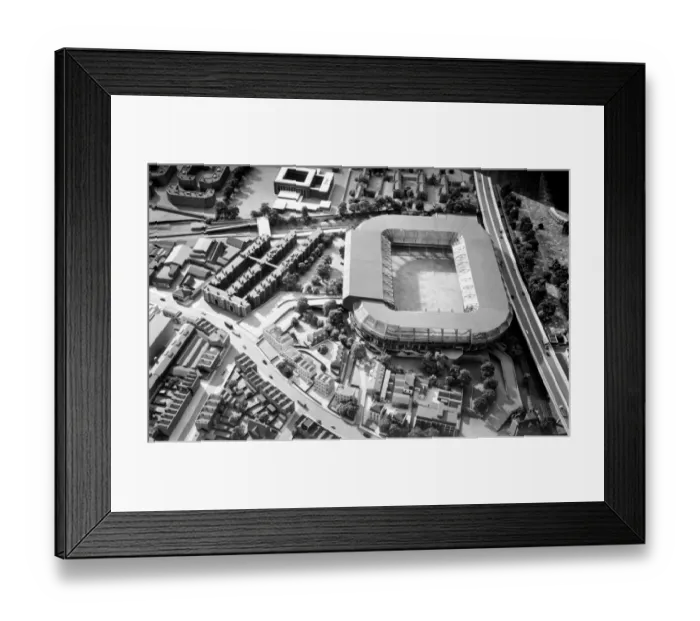 Framed Print : Proposed Development of Stamford Bridge: Chelsea Football Club's New Architectural Vision for Soccer's Division One Stadium