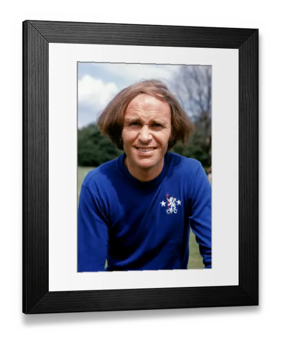 Framed Print : Chelsea Football Club Training Session: Soccer's Division One - John Dempsey Photoshoot