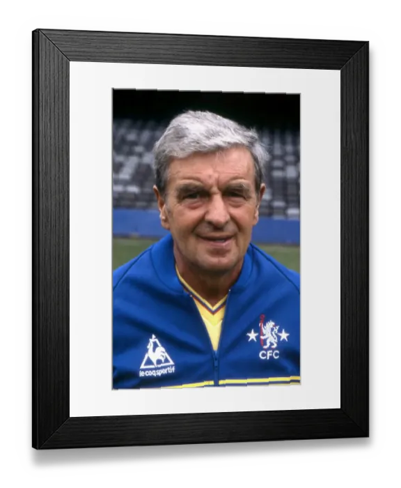 : Chelsea FC: John Neal at Stamford Bridge, 1983 : Chelsea FC: John Neal at Stamford Bridge, 1983