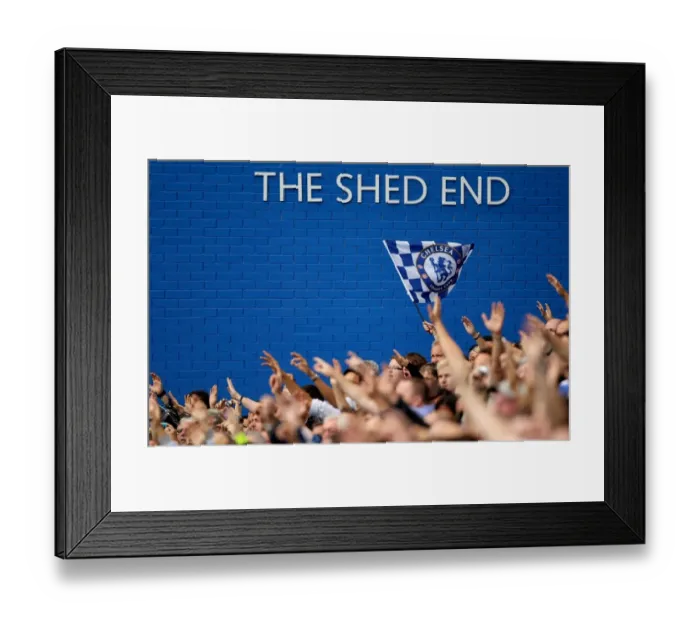 Framed Print : Chelsea Fans in Full Song: A Sea of Passion in the Shed End at Stamford Bridge, Barclays Premier League: Chelsea vs Swansea City Framed Print : Chelsea Fans in Full Song: A Sea of Passion in the Shed End at Stamford Bridge, Barclays Premier League: Chelsea vs Swansea City