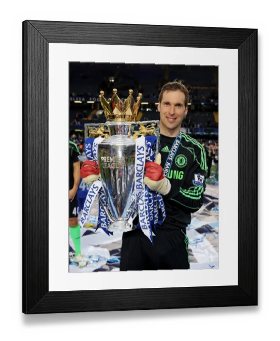 : Chelsea's Historic 8-0 Victory: Petr Cech and the Team Lift the Premier League Trophy : Chelsea's Historic 8-0 Victory: Petr Cech and the Team Lift the Premier League Trophy