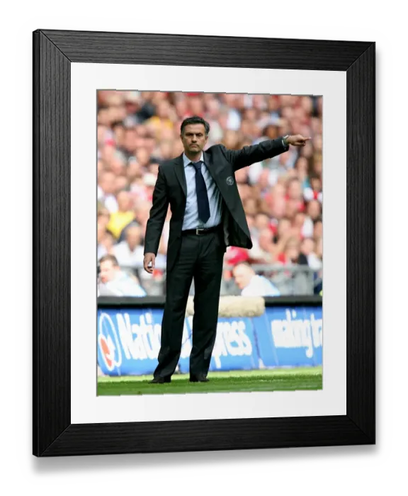 Framed Print : Chelsea vs Manchester United - FA Cup Final at Wembley Stadium: Jose Mourinho and the Blue vs the Red Framed Print : Chelsea vs Manchester United - FA Cup Final at Wembley Stadium: Jose Mourinho and the Blue vs the Red