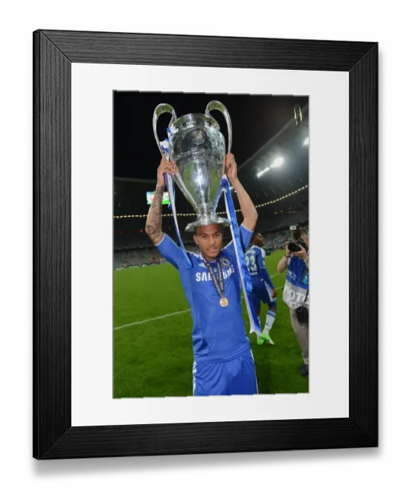 Framed Print : Chelsea FC's Glorious Triumph: Champions League Victory over Bayern Munich (2012)