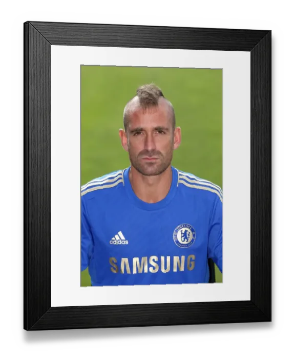 Framed Print : Soccer - Chelsea Photocall - Cobham Training Ground Framed Print : Soccer - Chelsea Photocall - Cobham Training Ground