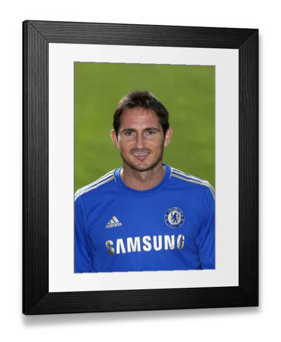 Framed Print : Soccer - Chelsea Squad Photocall - Season 2013  /  14 - Cobham Training Ground