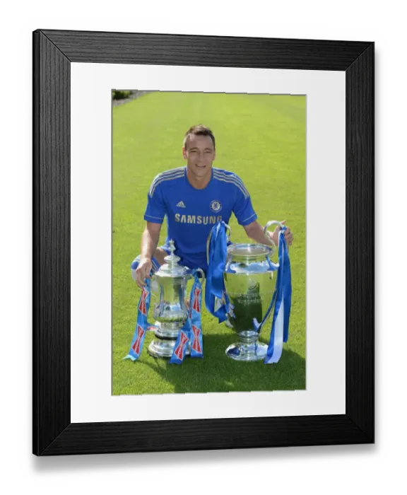 Framed Print : Chelsea FC: John Terry at August 2012 Team Photocall, Cobham Training Ground Framed Print : Chelsea FC: John Terry at August 2012 Team Photocall, Cobham Training Ground