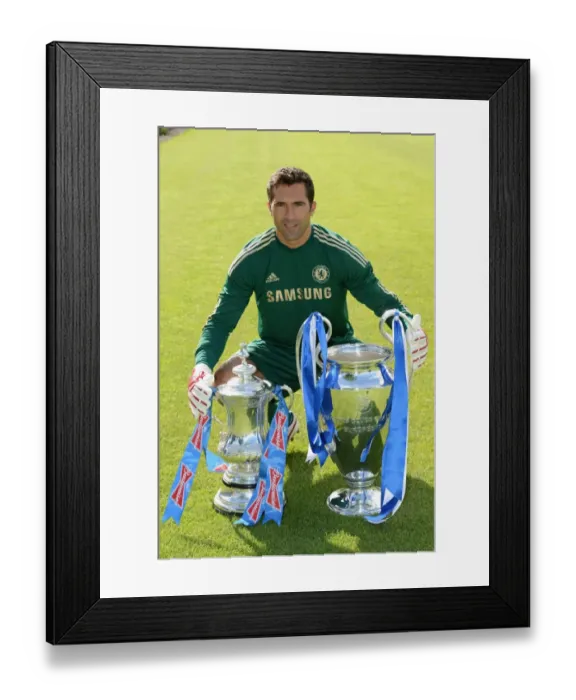 Framed Print : Soccer - Chelsea Team Photocall - Cobham Training Ground Framed Print : Soccer - Chelsea Team Photocall - Cobham Training Ground