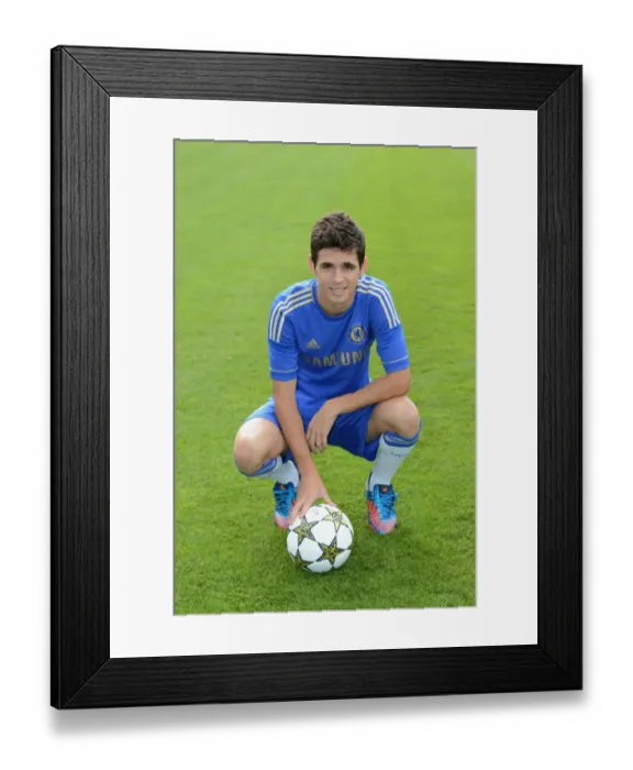 Framed Print : Soccer - Chelsea Team Photocall - Cobham Training Ground Framed Print : Soccer - Chelsea Team Photocall - Cobham Training Ground