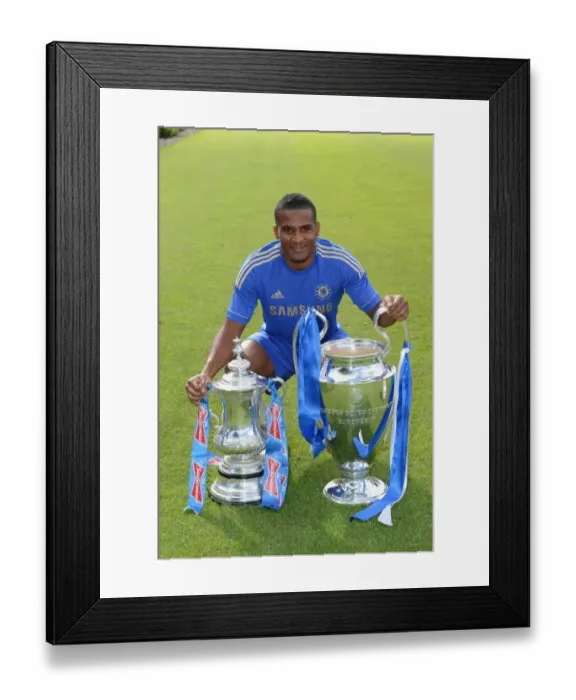 Framed Print : Soccer - Chelsea Team Photocall - Cobham Training Ground Framed Print : Soccer - Chelsea Team Photocall - Cobham Training Ground
