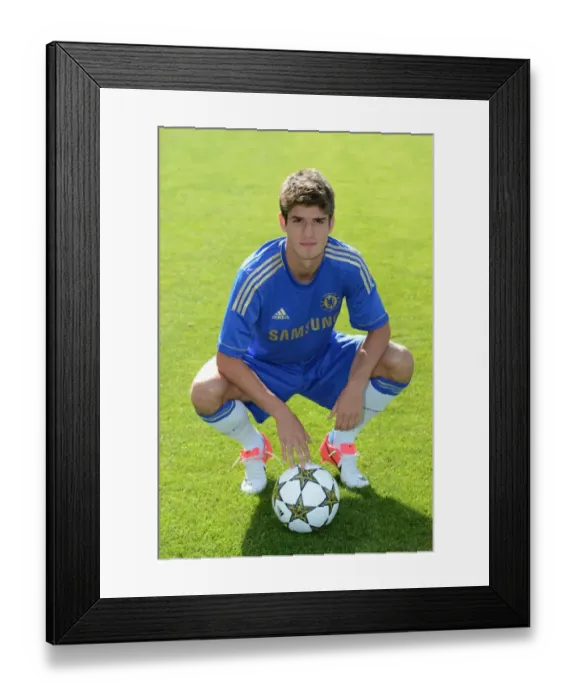 Framed Print : Chelsea FC: Lucas Piazon at Team Photocall, Cobham Training Ground (August 2012)