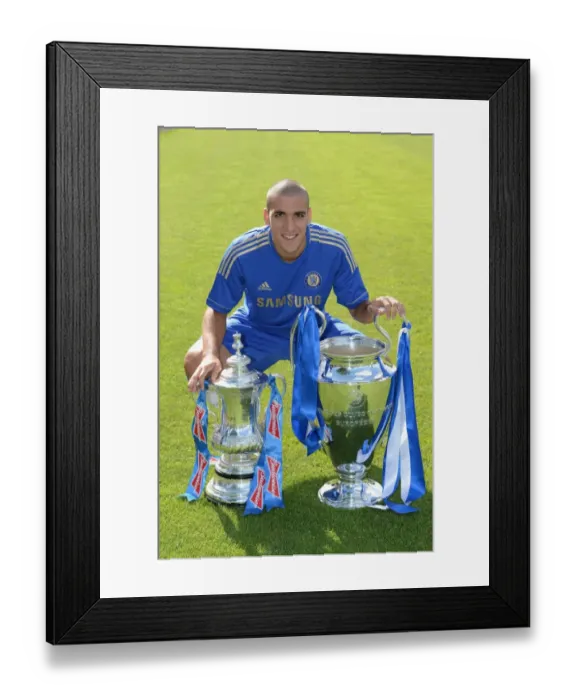 Framed Print : Soccer - Chelsea Team Photocall - Cobham Training Ground Framed Print : Soccer - Chelsea Team Photocall - Cobham Training Ground