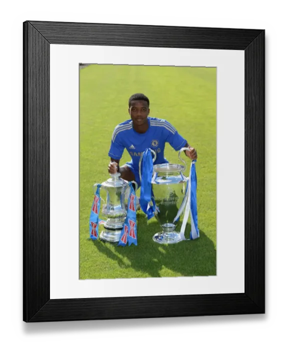 Framed Print : Chelseas Nathaniel Chalobah during the team photocall at Cobham Training Ground on 28th August 2012 in Cobham, England Framed Print : Chelseas Nathaniel Chalobah during the team photocall at Cobham Training Ground on 28th August 2012 in Cobham, England
