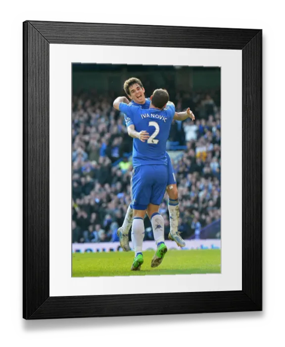 Framed Print : Chelsea's Oscar and Ivanovic: Celebrating a Glorious FA Cup Goal (vs. Brentford, February 17, 2013) Framed Print : Chelsea's Oscar and Ivanovic: Celebrating a Glorious FA Cup Goal (vs. Brentford, February 17, 2013)