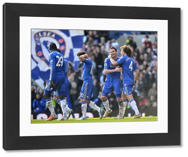 Chelsea's Frank Lampard and David Luiz: United in Victory - FA Cup Fourth Round Replay Goal Celebration (February 17, 2013)