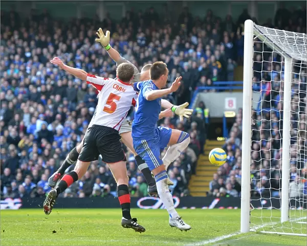 John Terry Scores Chelsea's Fourth Goal in FA Cup Fourth Round Replay Against Brentford (17th February 2013)