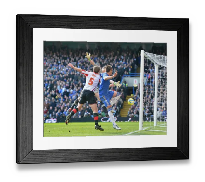 Framed Print : John Terry Scores Chelsea's Fourth Goal in FA Cup Fourth Round Replay Against Brentford (17th February 2013) Framed Print : John Terry Scores Chelsea's Fourth Goal in FA Cup Fourth Round Replay Against Brentford (17th February 2013)