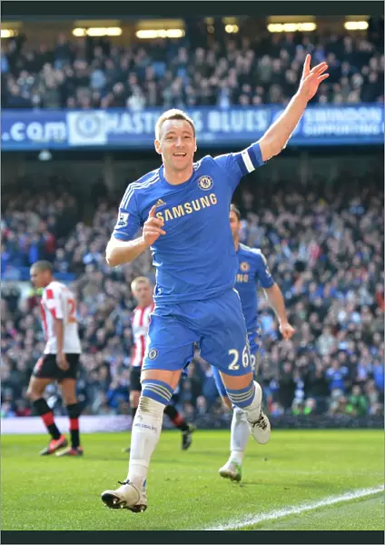 John Terry's Four-Goal Blitz: Chelsea's FA Cup Victory Over Brentford (17th February 2013)