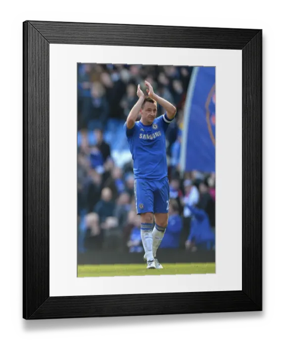 Framed Print : John Terry Bids Farewell: A Heartfelt Goodbye to Chelsea Fans (17th February 2013) Framed Print : John Terry Bids Farewell: A Heartfelt Goodbye to Chelsea Fans (17th February 2013)